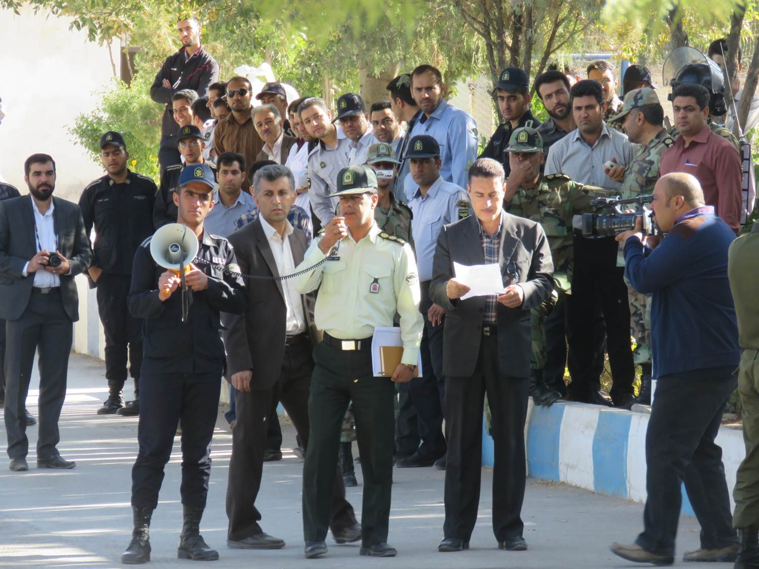 برگزاری رزمایش فرار زندانیان و آشوب در زندان مرکزی کرمان+تصاویر