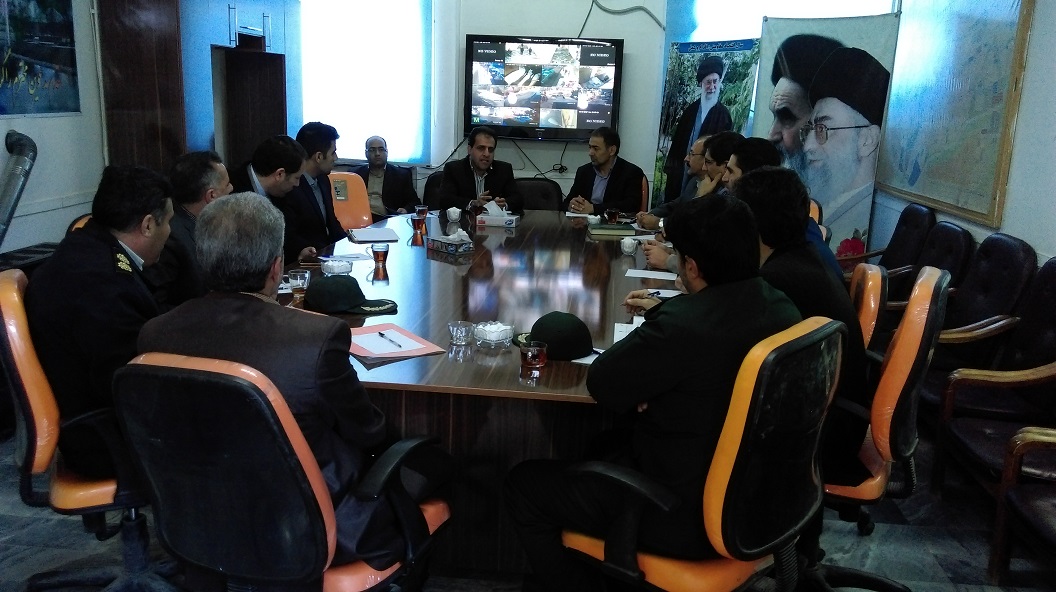 جلسه کارگروه پشتیبانی و خدمات شهری در شهرداری نورآباد با حضور مدیرکل پدافند غیرعامل برگزار گردید