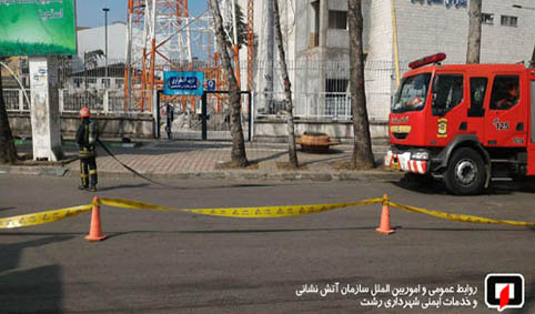 خنثی سازی بمب در حاشیه میدان شهید انصاری رشت