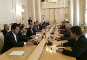 آغاز نشست ۳ جانبه وزرای خارجه ایران، روسیه و سوریه